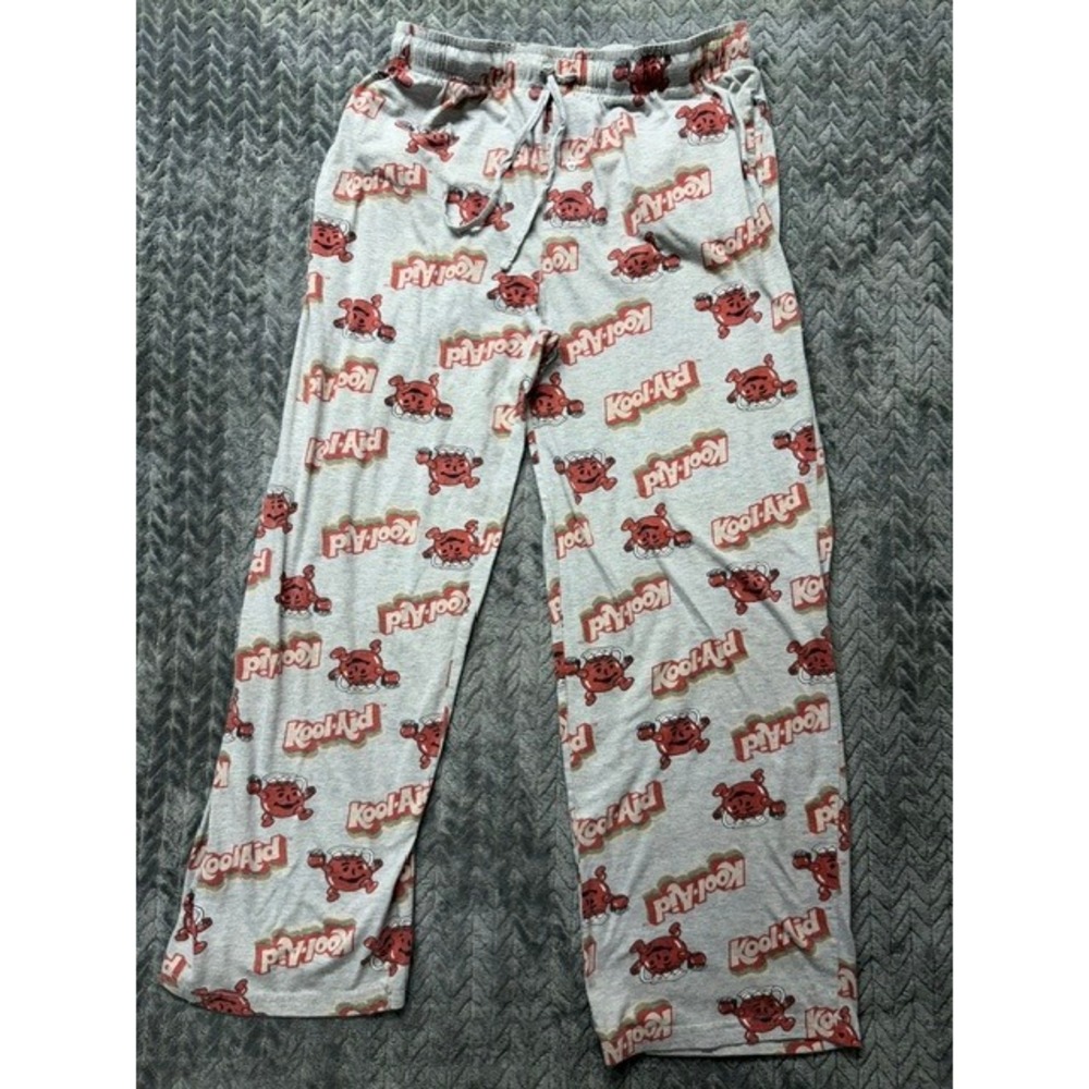 Kool-Aid Man Mad Engine Pajama Pants Mens XL All Over Print Lounge Pants 0538